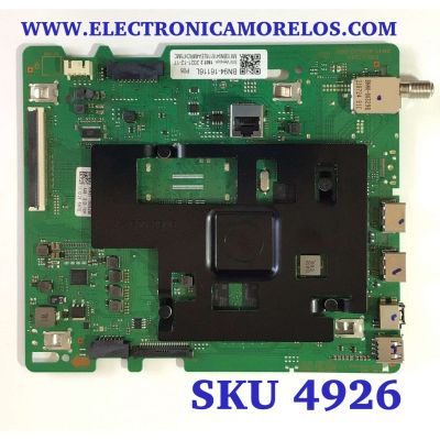 MAIN PARA TV SAMSUNG 4K RESOLUCIN (3840 x 2160 ) UHD CON HDR / NUMERO DE PARTE BN94-16116L / BN41-02852D / BN9416116L / 16116L / BN97-19092W / PANEL CY-BT075HGEV3H / DISPLAY BN9650282A  / HV750QUB-F9A / MODELO UN75TU7000FXZA BC13 / UN75TU700DFXZA 